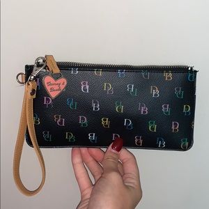 Dooney and bourke monogram wristlet